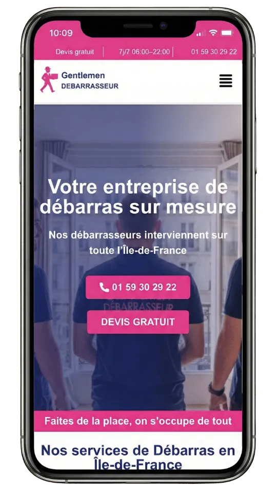 Gentlemen Débarrasseur — Site débarras